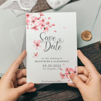 Einfache rosa Kirschblüte romantische schicke Hoch