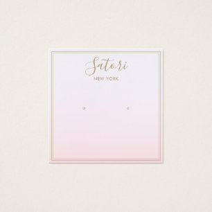 Einfache rosa Ombre Script Stuhlvorführung Anzeige