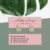 Einfache rosa schwarze Script-Erd-Display-Karte