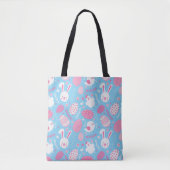 Einfache rosa und blaue Taschen-Tasche Tasche (Vorderseite)