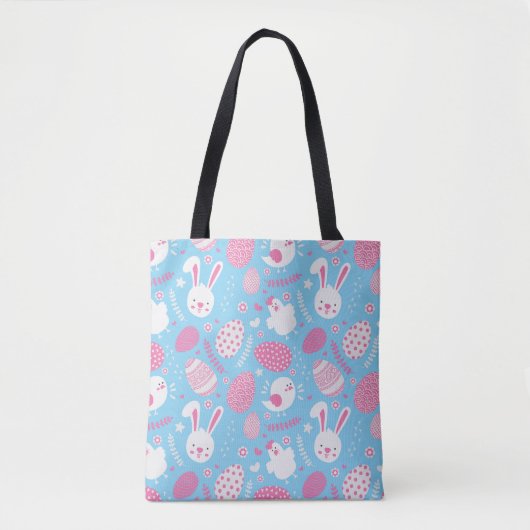 Einfache rosa und blaue Taschen-Tasche Tasche (Vorderseite)