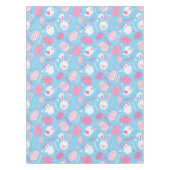 Einfache rosa und blaue Tischdecke Ostern-Muster-| (Vorderseite)