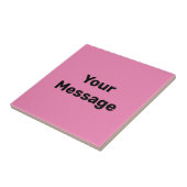 Einfache rosa und schwarze Textvorlage Ihre Nachri Fliese (Seite)