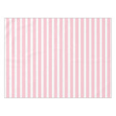 Einfache rosa und weiße Streifen  Tischdecke (Vorderseite (Horizontal))