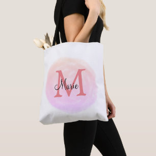 einfache rosa Wasserfarbe Textur Fügen Sie Ihren N Tasche