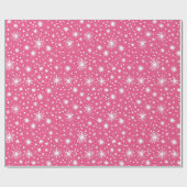 Einfache rosa Weihnachten Geschenkpapier (Flach)