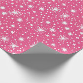 Einfache rosa Weihnachten Geschenkpapier (Ecke)
