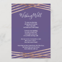 Einfache Rose Gold Violett Gute Wünsche