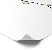 Einfache Rose Poster (Ecke)