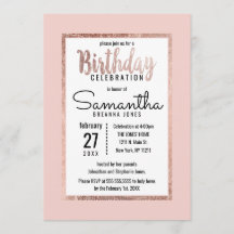 Einfache Rose Rosa Rosa Pinselstrichschrift Geburt