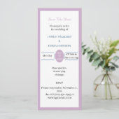 Einfache Rose Save the Date Personalisiert Einladung (Stehend Vorderseite)