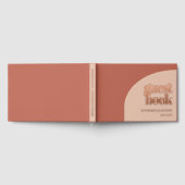 Einfache Rose Terracotta Gästebuch (Voll)