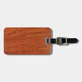 Einfache Rosen-addieren der HÖLZERNE Gepäckanhänger (Vorderseite horizontal)