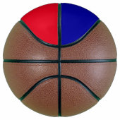 Einfache Rot- und Blauer Namensnennung - Aktionsba Basketball (Rechts)