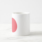 Einfache rote Apfelfrucht-Geschenke Kaffeetasse (Mittel)