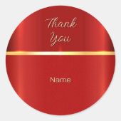 Einfache rote Aufkleber (Vorderseite)