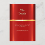 Einfache rote Detailkarte Begleitkarte (Vorderseite)
