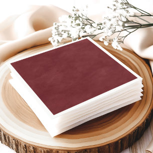 Einfache Rote Farbe des Weines Serviette