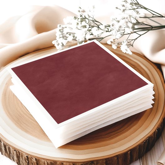 Einfache Rote Farbe des Weines Serviette