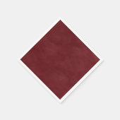 Einfache Rote Farbe des Weines Serviette (Ecke)