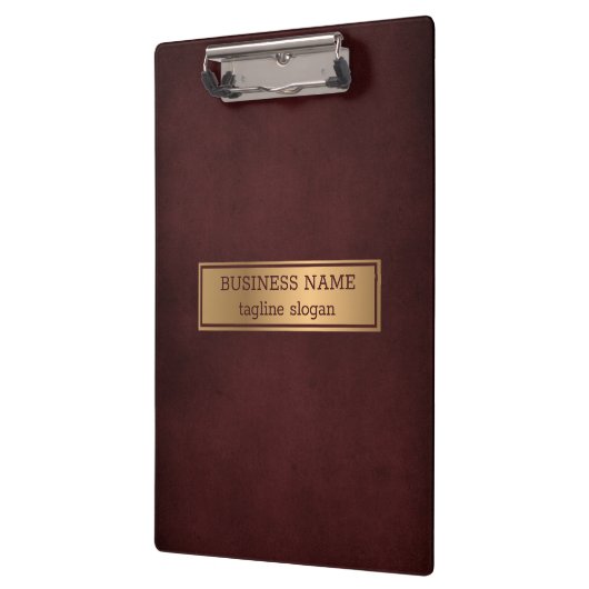 Einfache rote Hintergrundinformationen Klemmbrett (Links)