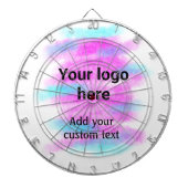 Einfache rote Pi Wasserfarbe fügen Sie Ihr Logo be Dartscheibe (vorne)