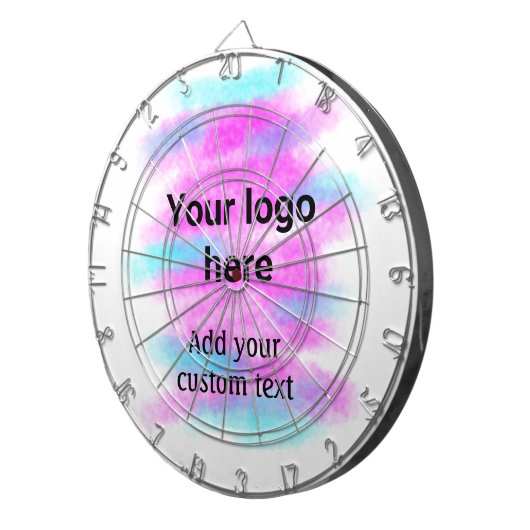 Einfache rote Pi Wasserfarbe fügen Sie Ihr Logo be Dartscheibe (Vorderseite rechts)