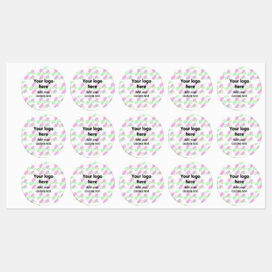 Einfache rote Pi Wasserfarbe fügen Sie Ihr Logo be Etiketten (Blatt)