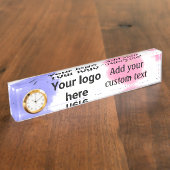 Einfache rote Pi Wasserfarbe fügen Sie Ihr Logo be Namensplakette (Seite)