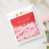 Einfache rote Rosa glitt funkelnde Sterne fügen Ih Geschenktütchen (Versiegelt)