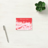 Einfache rote Rosa glitt funkelnde Sterne fügen Ih Post-it Klebezettel (Büro)