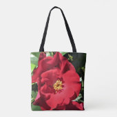 Einfache Rote Rosen Tasche (Rückseite)