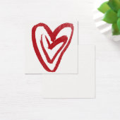 Einfache Rote Wasserfarbe Nesting Hearts 10 Mittei (Schreibtisch)