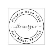 Einfache Rücksendeadresse benutzerdefinierter Skri Gummistempel (Prägung)