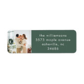 Einfache Rücksendeadresse des Festivals Green Einz (Vorne)