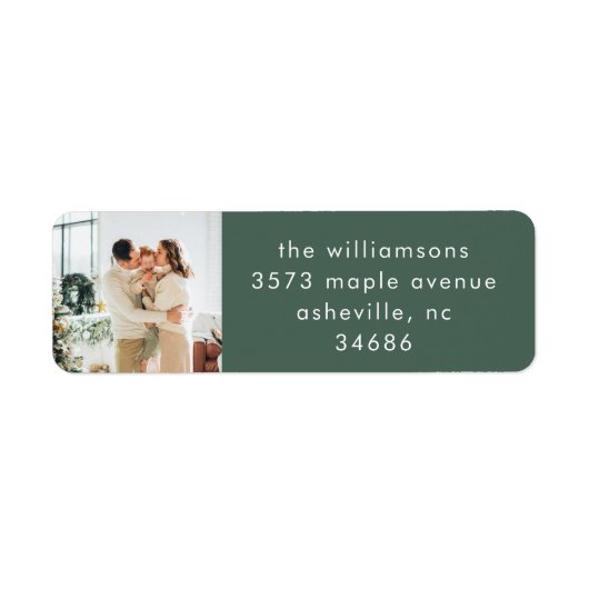 Einfache Rücksendeadresse des Festivals Green Einz (Vorne)