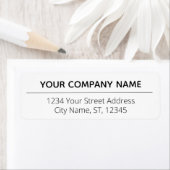 Einfache Rücksendeadresse für kundenspezifische Un (Insitu)