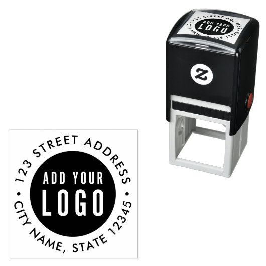 Einfache Rücksendeadresse hinzufügen Permastempel (Beispiel)