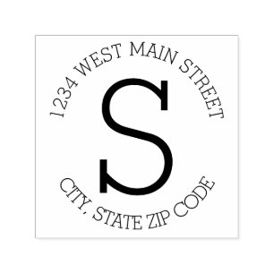 Einfache Rücksendeadresse Permastempel