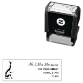 Einfache Rücksendeadresse Permastempel (Beispiel)