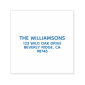 Einfache Rücksendeadresse Permastempel (Design)