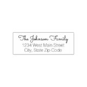 Einfache Rücksendeadresse Permastempel (Design)