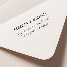 Einfache Rücksendeadresse-Selbstfarbende Briefmark