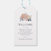 Einfache rustikale Blumenzwiebelmarken Geschenkanhänger (Vorderseite)