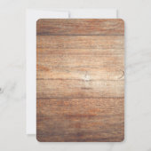 Einfache rustikale Brauerei und Wasserfarbenkraut Einladung (Rückseite)