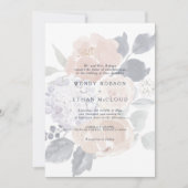 Einfache Rustikale Hochzeit Einladung (Vorderseite)