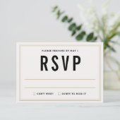 Einfache Rustikale Hochzeitkarte für RSVP - Blumen Karte (Stehend Vorderseite)