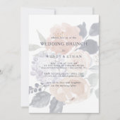 Einfache Rustikale Hochzeitsfeier Einladung (Vorderseite)