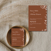 Einfache Rustikale Hochzeitsfeier Einladung