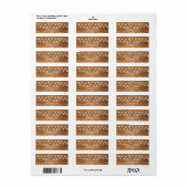 Einfache rustikale Hochzeitshöhe (Vorne)